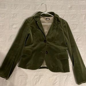 J. Crew velvet blazer
